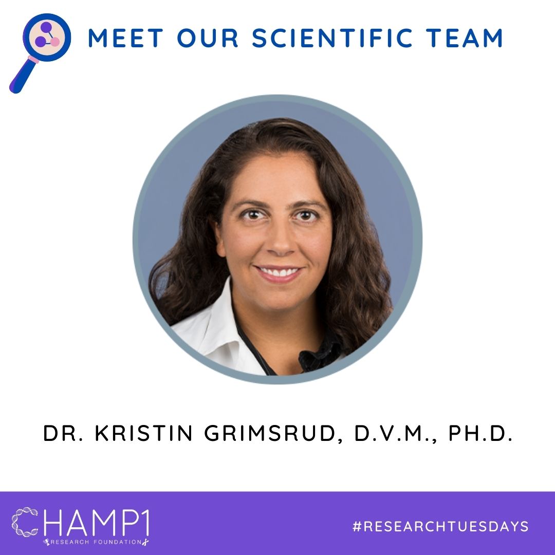 CHAMP1Research's tweet photo. Dr. Kristin Grimsrud @Kngrimsrud is an Assistant Clinical Professor in the Department of Pathology and Laboratory Medicine in the School of Medicine at the University of California Davis (UCD). Check her full profile here: https://t.co/PxYlen3Cz4 #CHAMP1 #CHAMP1Research #rare https://t.co/6KwVQoFw28