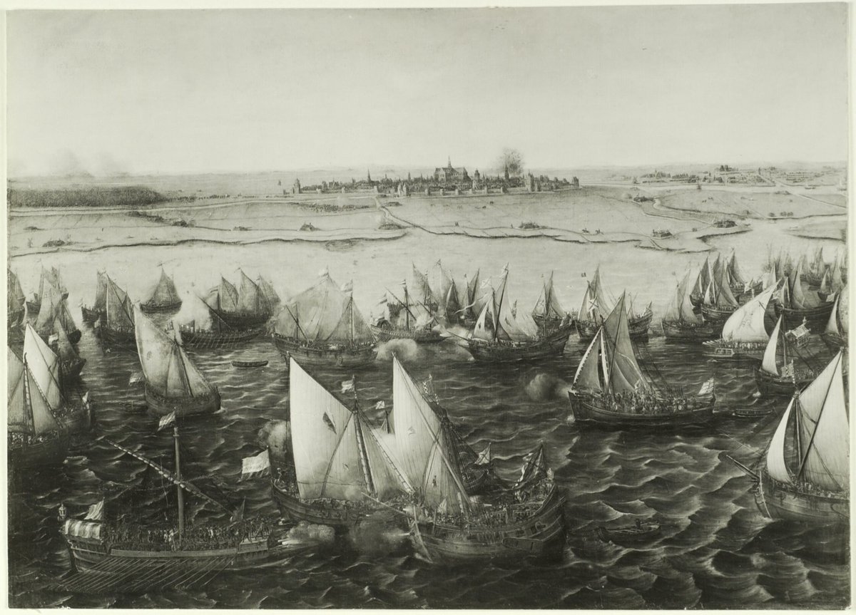 Water was ontzettend belangrijk in de verdediging van de jonge Nederlanden. Zo speelde het Haarlemmermeer een grote rol in de strijd tegen de Spanjaarden aan het begin van de Tachtigjarige Oorlog: bit.ly/3IzVVfQ 🌊