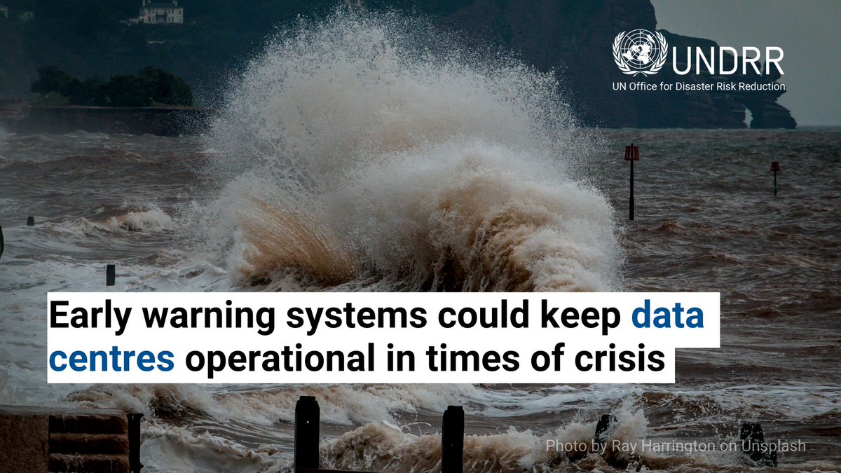 UNDRR's tweet photo. An effective early warning system could help data centres withstand disasters such as hurricanes. Here's what needs to be done:  https://t.co/ldCmVH3JUc https://t.co/ii58i1lHoL