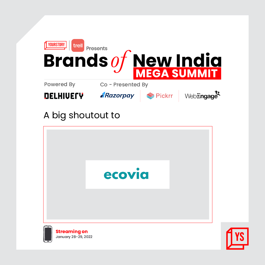 YourStoryCo's tweet photo. Delighted to have Ecovia (@thinkecovia) on board as our partner for #BrandsOfNewIndia Mega Summit.
Register here: https://t.co/yfg8ZciabE
More details: https://t.co/tqXEil3Egt https://t.co/1s2D83Vkih