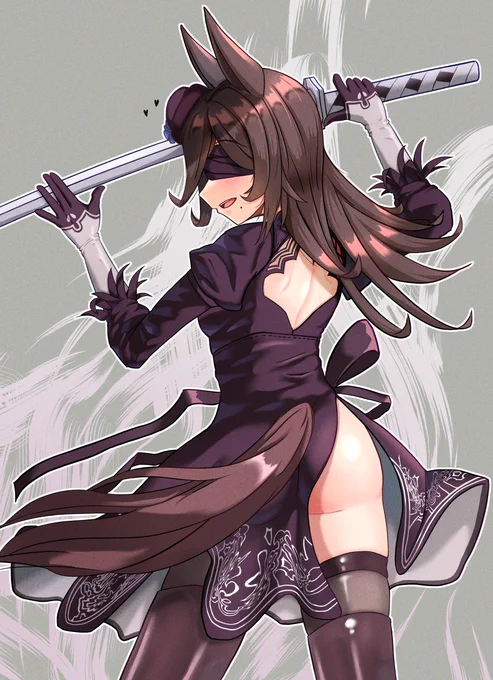 2Bコスプレをしてくれるライスちゃん

#ウマ娘 
#ライスシャワー 