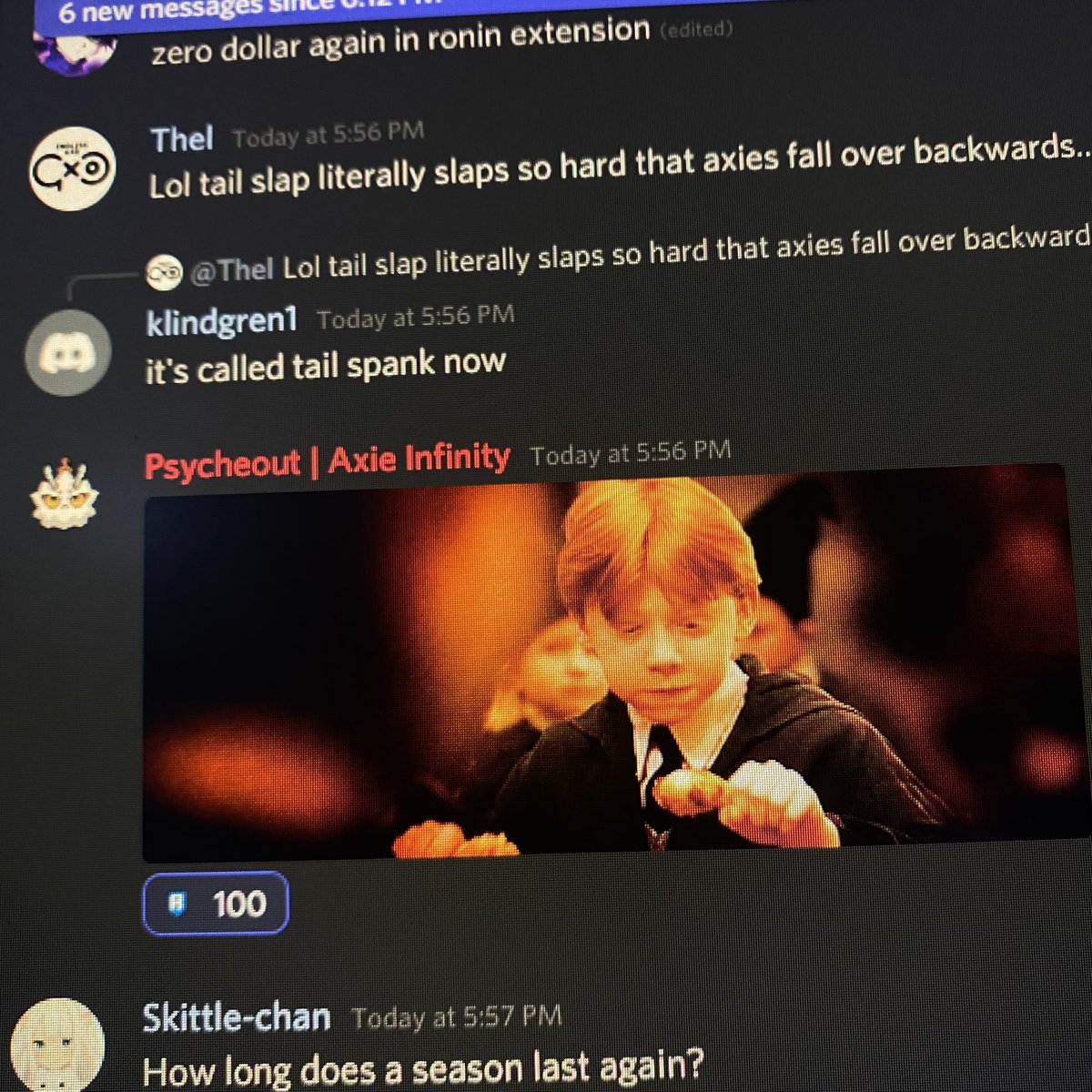 zebianmnl's tweet photo. @nixeniego @Ronin_Network @Psycheout86 is trolling us. haha. #wenRON https://t.co/EaxAtSb2m6