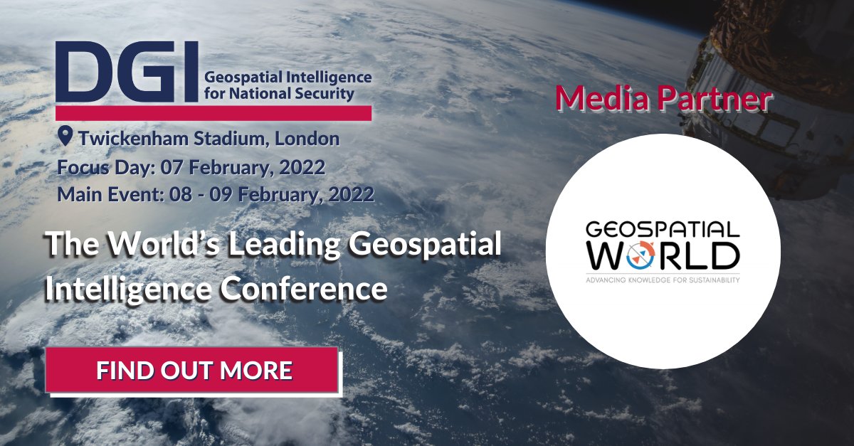 Geospatial World (@geospatialworld) on Twitter photo #Announcement | Join us at DGI - Defence Geospatial Intelligence on 07 - 09 February, 2022 to hear from over 100 international geospatial intelligence leaders. Get your tickets here: dgi.wbresearch.com <a href="/DefenceGIS/">Defence Geospatial Intelligence (DGI)</a> #DGI #DGI22 #Defence #GEOINT #Announcement | Join us at DGI - Defence Geospatial Intelligence on 07 - 09 February, 2022 to hear from over 100 international geospatial intelligence leaders. Get your tickets here: dgi.wbresearch.com <a href="/DefenceGIS/">Defence Geospatial Intelligence (DGI)</a> #DGI #DGI22 #Defence #GEOINT