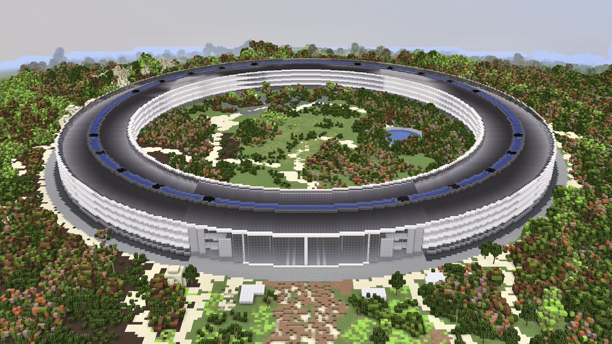 ONDS_lab's tweet photo. Appleの本社をつくってみました https://t.co/6kthdkbgpg
