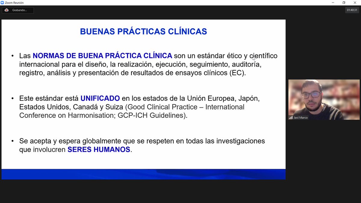 IcmhoU's tweet photo. Inicio del curso "Reimagina tu ensayo" día 24 de enero 2022. Ponentes @JG_Corbacho  Introducción al desarrollo de medicamentos @Javi_Mrco ¿Cuáles son mis responsabilidades? https://t.co/xYEsHHY7i2