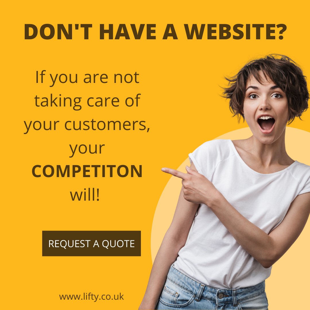 Having a professional website that clearly showcases your services is imperative to keep up with your competition. If you don't have a #website, or have a poorly designed one, your potential customers are likely to choose your competition over you. #webdesign #firstimpression