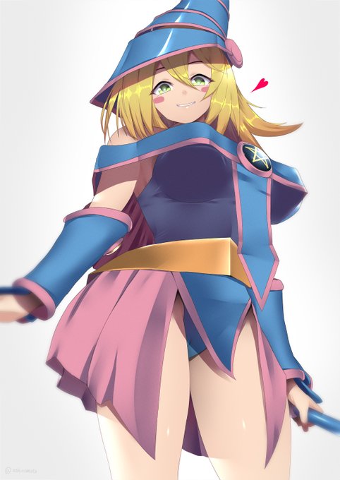 マスターデュエルにハマった記念ブラックマジシャンガール絵