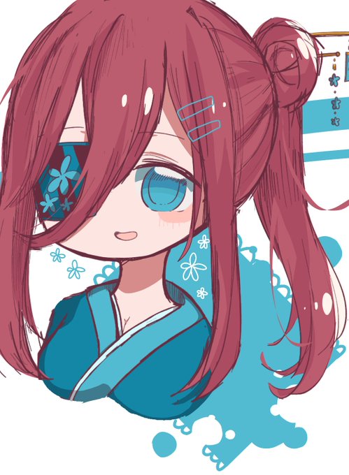 あわてるるさんがTwitterに投稿した中野三玖(五等分の花嫁)のイラスト。