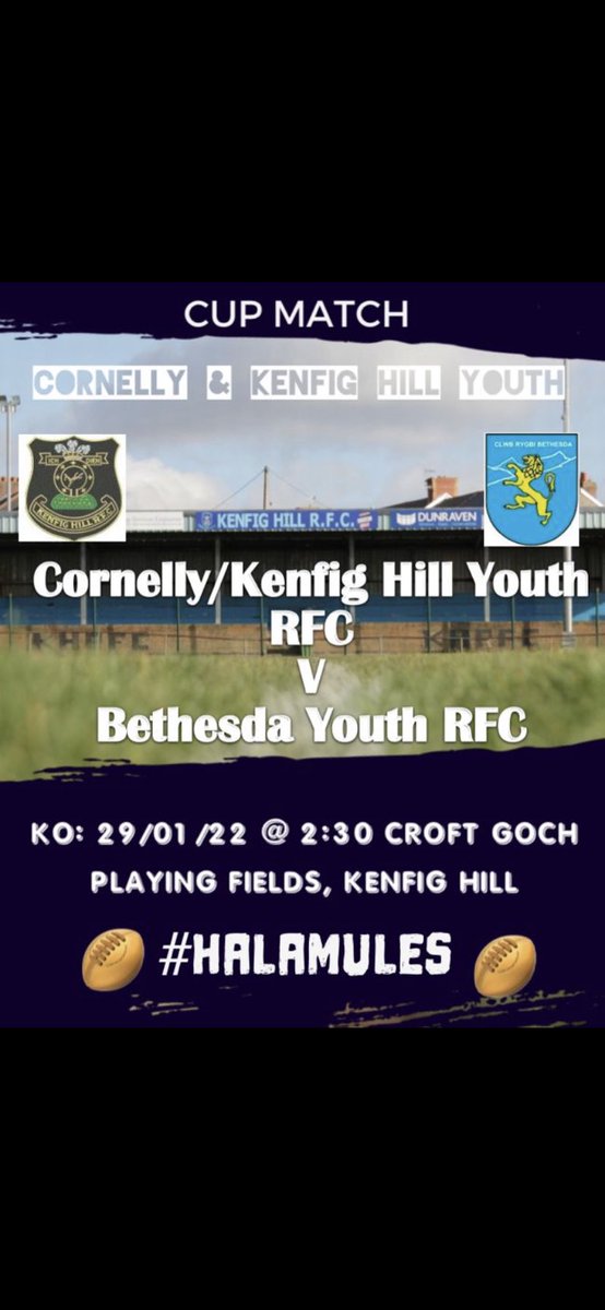 Welsh plate action this week as we welcome <a href="/CRBethesda/">Clwb Rygbi Bethesda</a> to the mules. A warm welcome with plenty of beer awaits🍺🍺