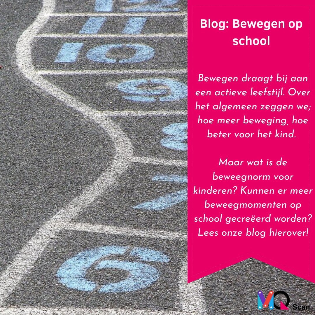 Bewegen draagt bij aan een actieve leefstijl. Over het algemeen zeggen we; hoe meer beweging, hoe beter voor het kind. Maar wat is de beweegnorm voor een kind? Kunnen er meer beweegmomenten op school gecreëerd worden? Lees onze blog hierover
bit.ly/3kKwyyA
#MQScan #blog