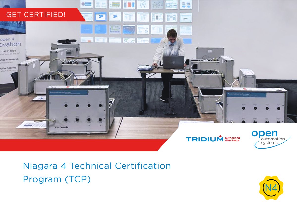 oa_systems_de's tweet photo. Lassen Sie sich jetzt zertifizieren und starten Sie Ihre Niagara-Karriere hier bei OAS. Wir bieten Schulungen bis hin zum Niagara 4 Technical Certification Programm individuell in Deutsch oder Englisch an. https://t.co/mhgFXUlji4
#oasystems #tridiumniagara #niagara4 #tcptraining https://t.co/zjMJ5xCVxH