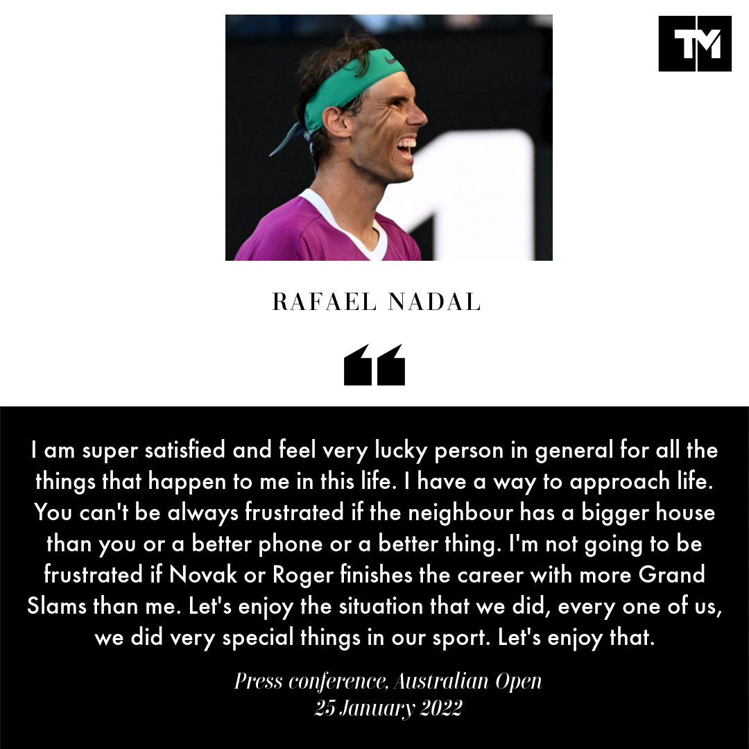 Don't ask <a href="/RafaelNadal/">Rafa Nadal</a> about chasing a Grand Slam record #ausopen