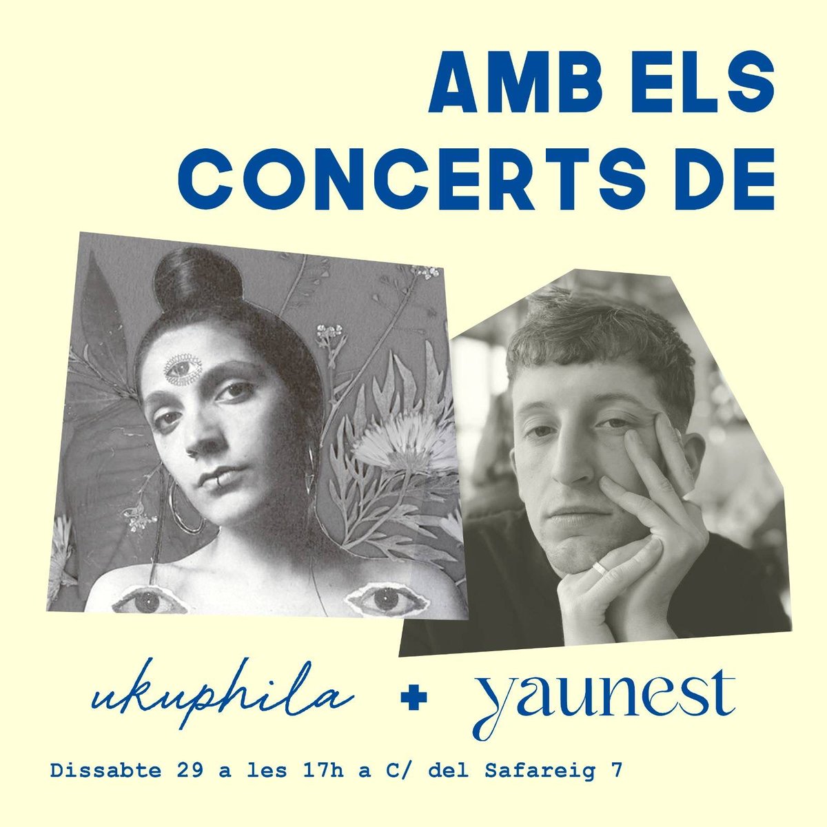Lluita sí, festa també! Dissabte a la tarda tindrem la sort de comptar amb els concerts de <a href="/yaunest/">yāunest</a> i <a href="/ukuphila/">ukuphila</a> 🎵 Ens fa moltíssima il·lusió tenir al cartell dues de les millor veus de la comarca! Els concerts funcionaran amb taquilla inversa a la barra. No us ho perdeu! 🙈