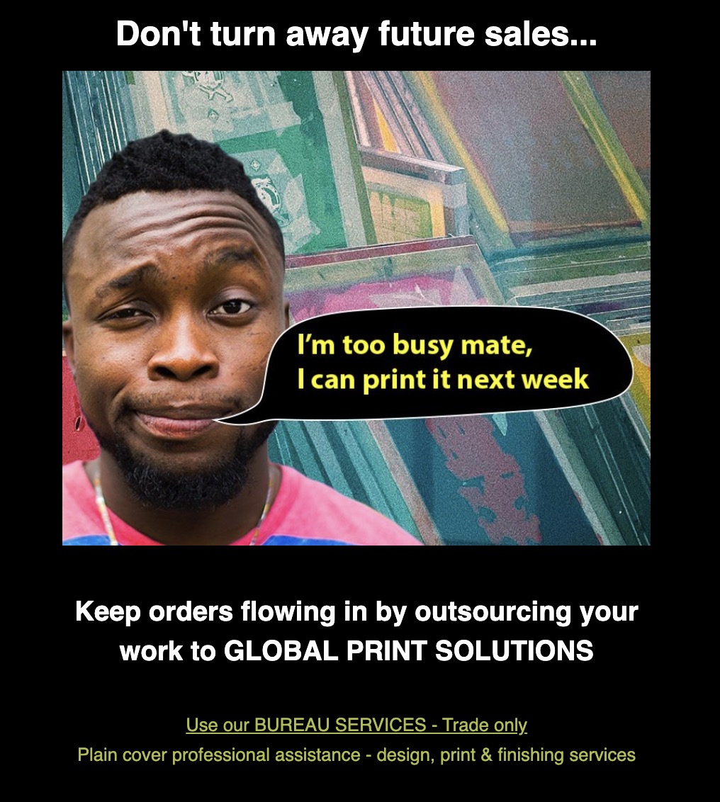 WE TAKE OUT THE 'RISK' OF #outsourcing YOUR WORK 

#design, #printing, #screenprinting #transfers #finishing #printedtextiles #printed #tshirts #workwear #designers #fashion #tradeonly #artshare #TuesdayTease #promotion