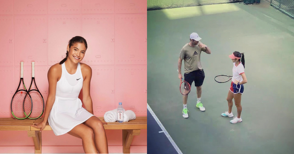MothershipSG's tweet photo. Tennis phenom Emma Raducanu spotted in S'pore https://t.co/t36sBEPd5e https://t.co/QtQBNNWyET