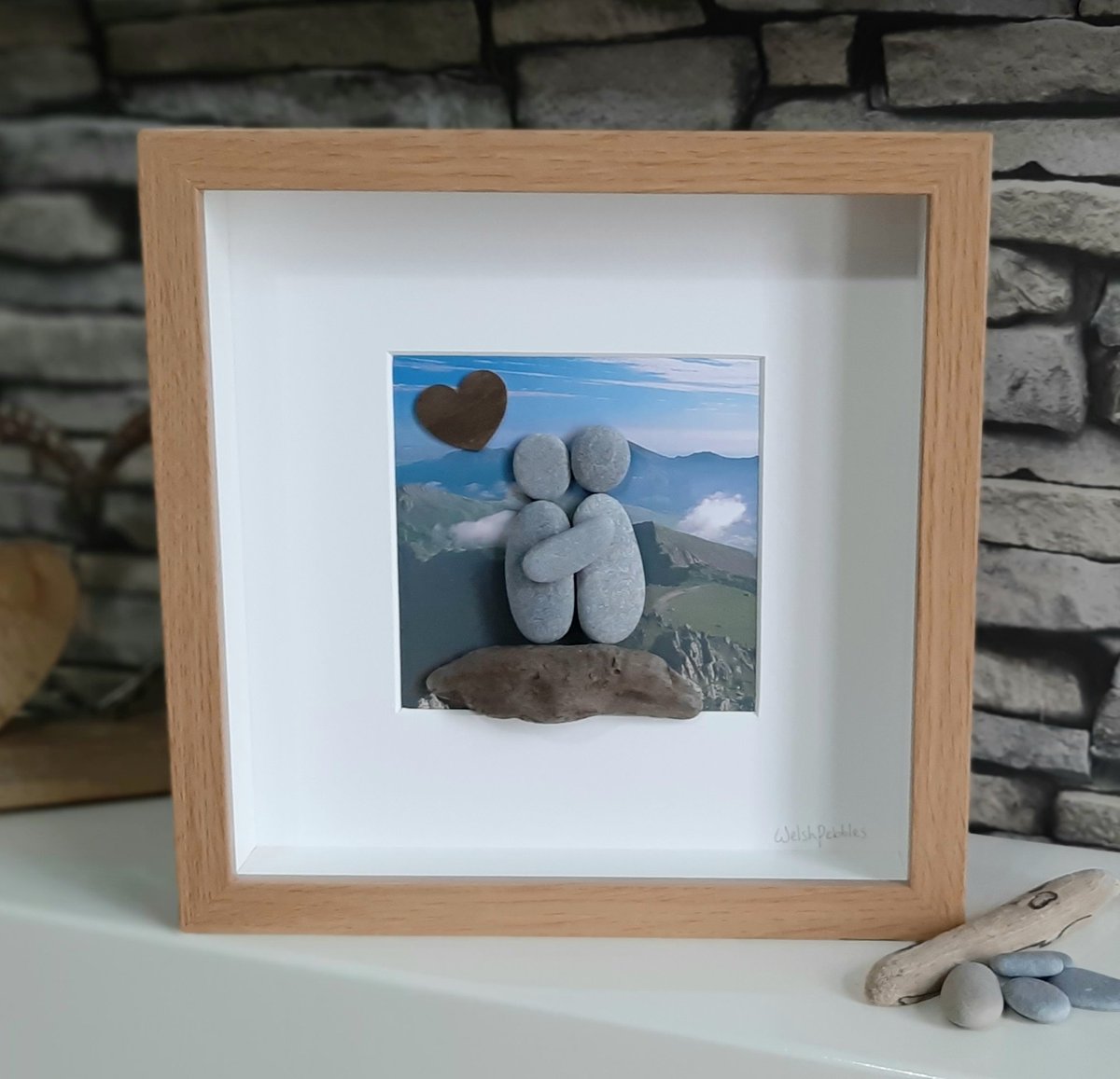welshpebbles's tweet photo. ❤ Happy Saint Dwynwen's Day! Dydd Santes Dwynwen Hapus! ❤ I have a new range of frames available, choose your favourite photo as a backdrop &amp; a caption of your choice - £24.95 delivered. Email welshpebbles@outlook.com @CraftintheBay @Craft_Wales #stdwynwensday #ValentinesDay https://t.co/Zf4eYUX8QE
