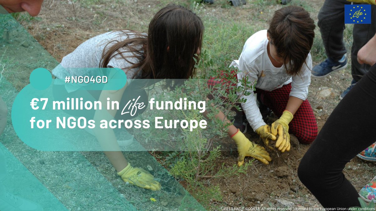 EU_ENV's tweet photo. 🆕 More than €7 million in @LIFEprogramme funding for NGOs
The @EU_Commission invests in 27 NGOs across Europe to support their work on #EUGreenDeal objectives 🌱
New #LIFEprogramme initiatives will kick off in 🇧🇪🇧🇬🇨🇿🇫🇷🇩🇪🇭🇺🇮🇪🇮🇹🇱🇻🇱🇹🇱🇺🇳🇱🇪🇸🇬🇧
https://t.co/MGBQf7zODl
#NGO4GD https://t.co/IQ8Mf2lukP