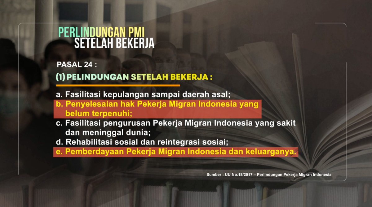 Lebih dari 74.000 Pekerja Migran Indonesia (PMI) pulang ke tanah air akibat terdampak pandemi. Banyak PMI mengalami pemutusan kontrak kerja sepihak.
Komitmen negara amat dinanti, agar perlindungan &amp; pemberdayaan PMI tak sekedar hitam di putih kertas Undang-Undang. #BerkasKompas
