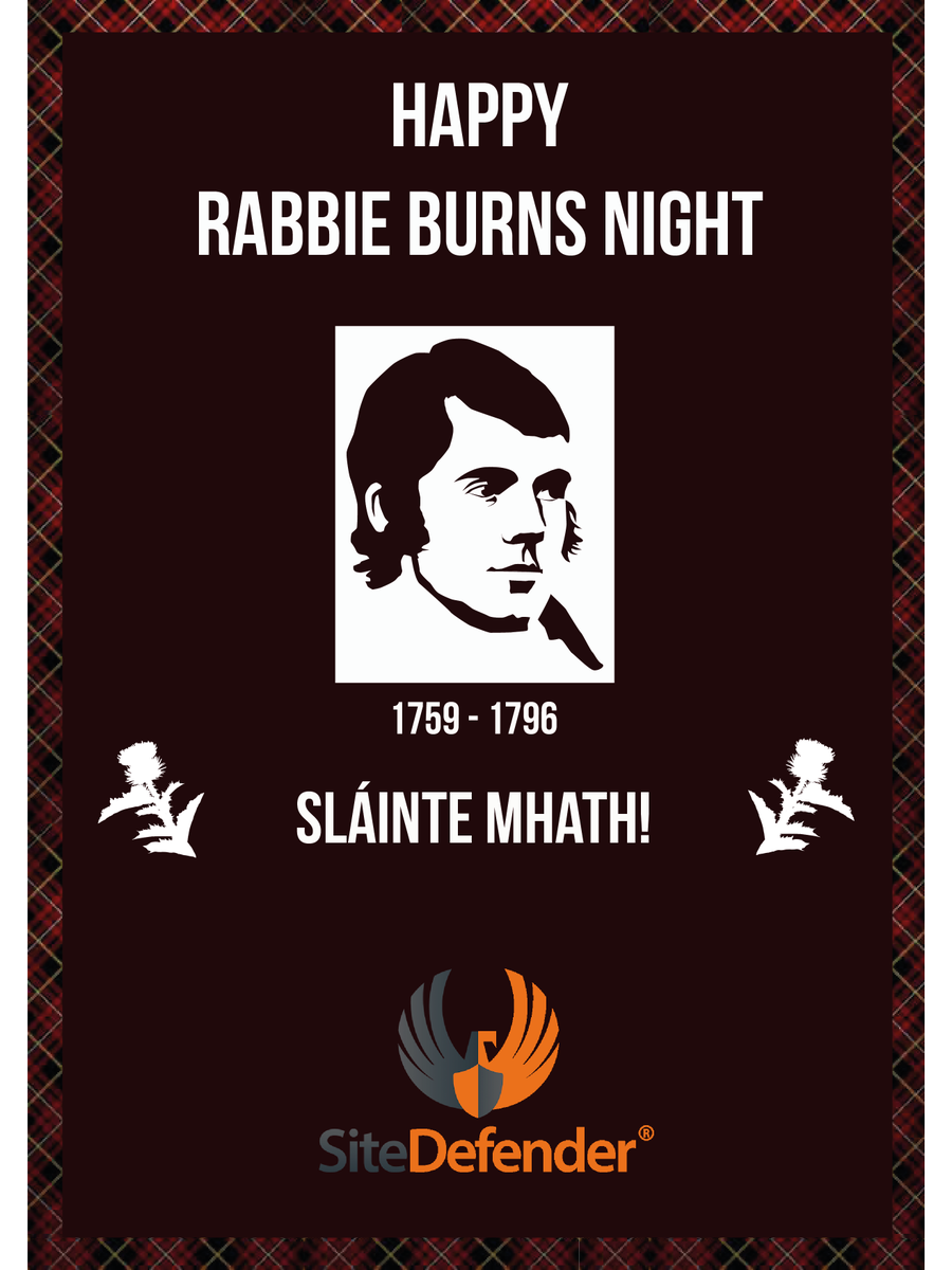 SiteDefender's tweet photo. "It's guid to be merry and wise, 
It's guid to be honest and true, 
It's guid to support Caledonia's cause, 
And bide by the buff and the blue." 
- Robert Burns, 'The Works Of Robert Burns'.

#burnsnight #construction #housebuilding https://t.co/K8w1y8iEzA