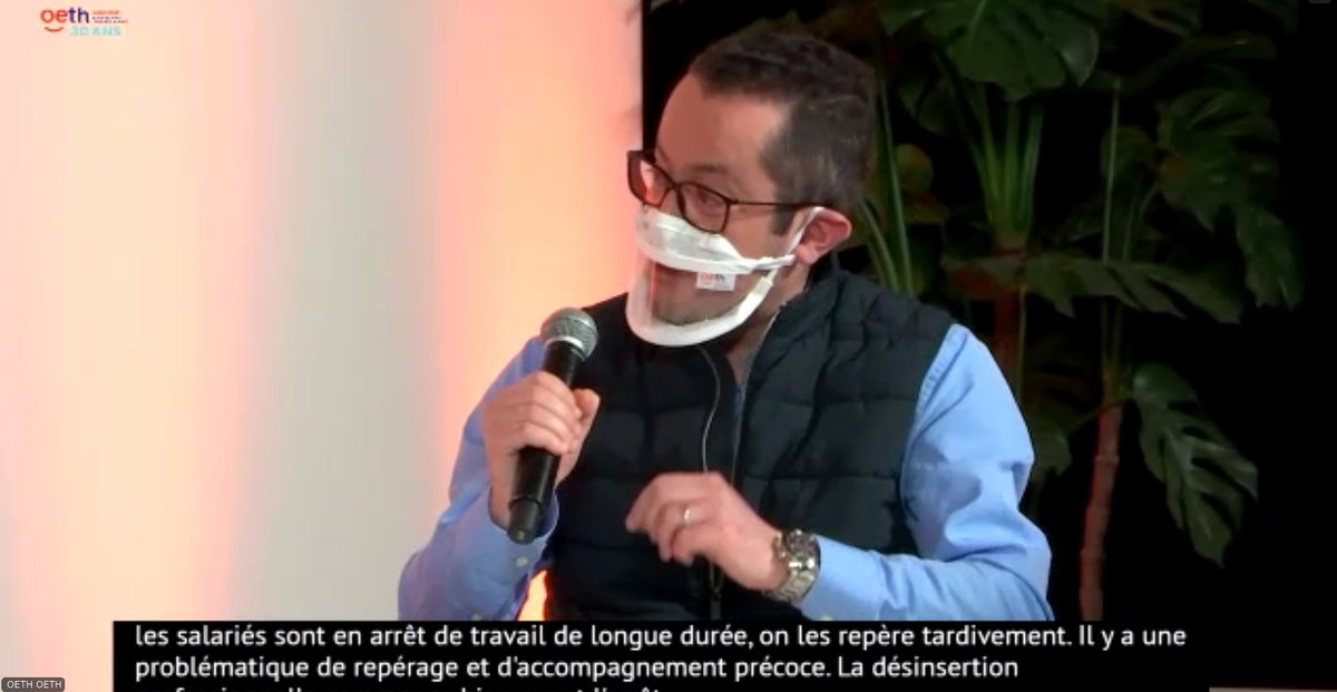 "Si les salariés sont en arrêt de longue durée [et qu']on les repère tardivement [,car] il y a une problématique de repérage et d'accompagnement précoce, la désinsertion est un risque" 👇
oeth30ans.org/la-conference/