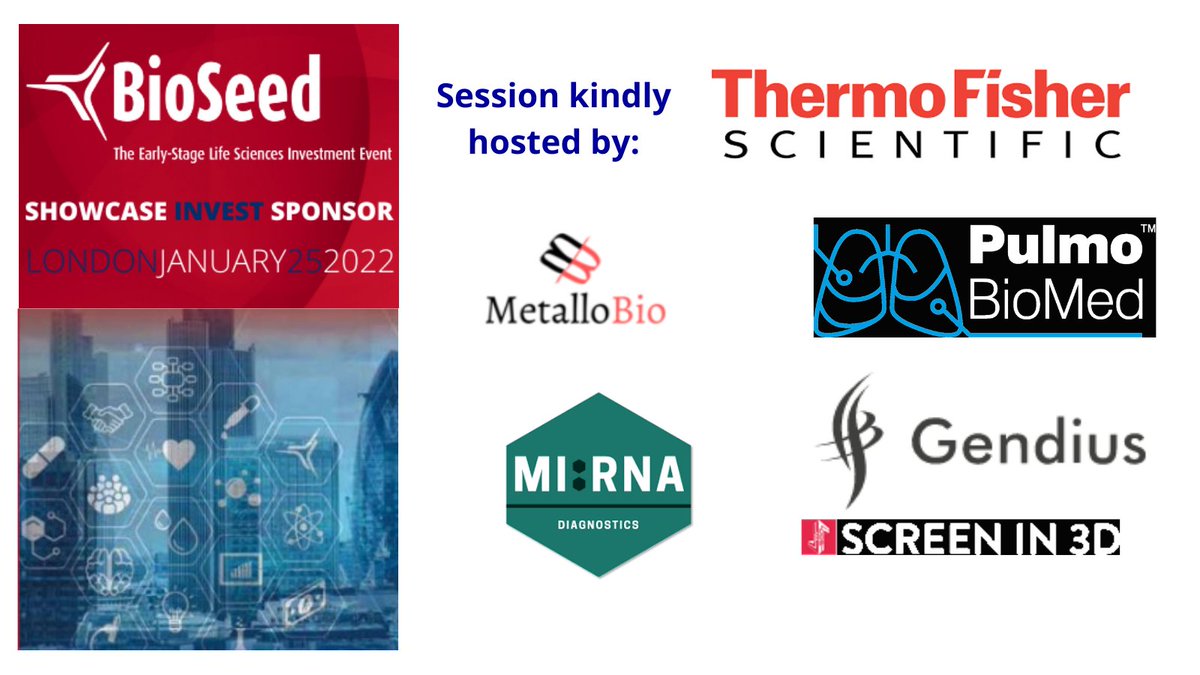 BioSeed® (@bioseedevent) on Twitter photo The next #BioSeed showcase session is kindly hosted by our sponsor <a href="/thermofisher/">Thermo Fisher</a> and will feature presentations from <a href="/BioMetallo/">MetalloBio</a>, <a href="/intellin_/">Intellin - Diabetes Management</a>, Pulmo Biomed, ScreenIn3D, Opportunity Pharma, <a href="/MIRNA_Diag/">MIRNA</a>
#Innovation #Investment #Showcase #Funding #LifeSciences The next #BioSeed showcase session is kindly hosted by our sponsor <a href="/thermofisher/">Thermo Fisher</a> and will feature presentations from <a href="/BioMetallo/">MetalloBio</a>, <a href="/intellin_/">Intellin - Diabetes Management</a>, Pulmo Biomed, ScreenIn3D, Opportunity Pharma, <a href="/MIRNA_Diag/">MIRNA</a>
#Innovation #Investment #Showcase #Funding #LifeSciences