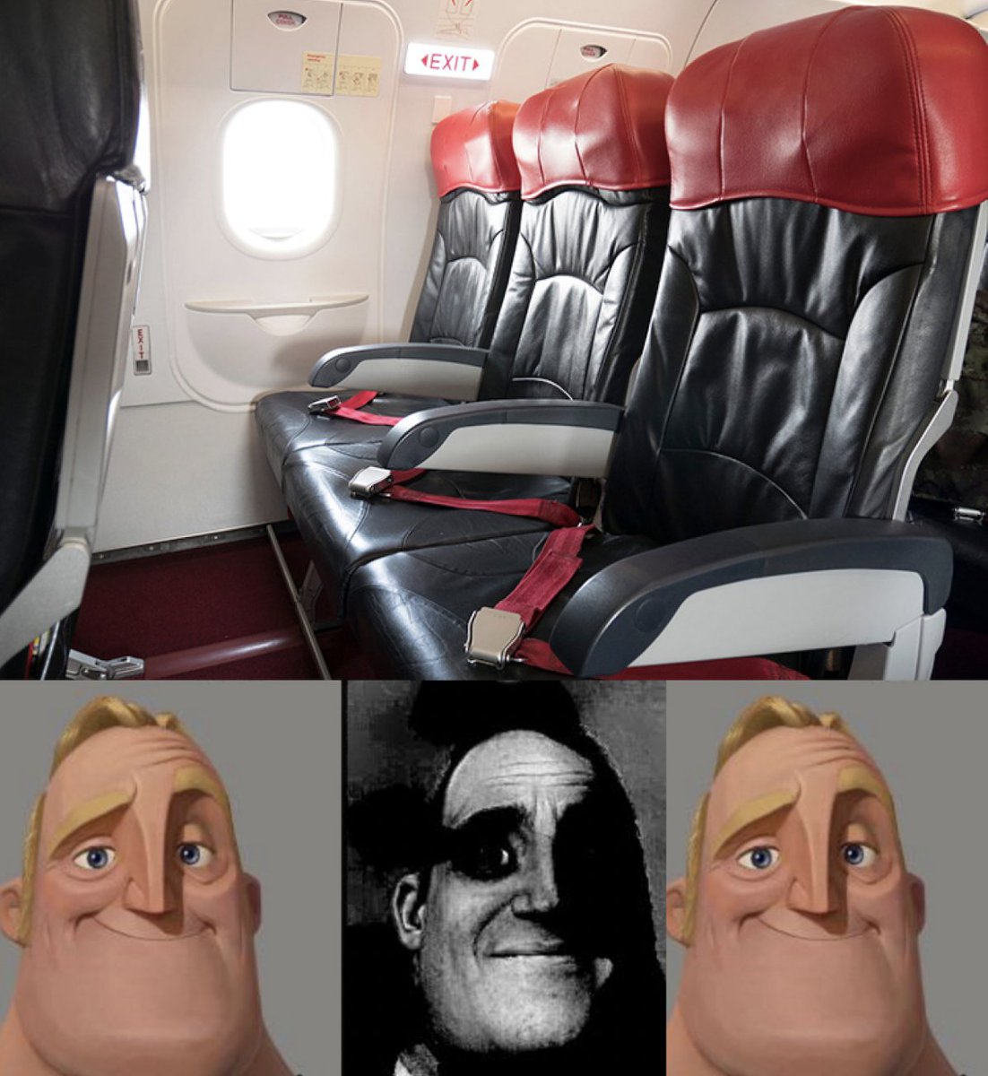 Ходят легенды о том, что есть люди, которым действительно нравится сидеть посередине в самолёте👀