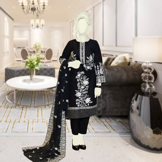 New Arrivals
Stitched 2 Piece
Design: SS1004
Categories: Formal 
Fabric: Slub Embroidered
Color: Black
Size: S –M–L
Online Shop: shamrafs.com
#Shamrafs #ShamrafsEmbroideredKurti #ShamrafsFormals
#ShamrafsNewArrivals 
#NewCollection #Luxurywear #Selforganza #unstitched