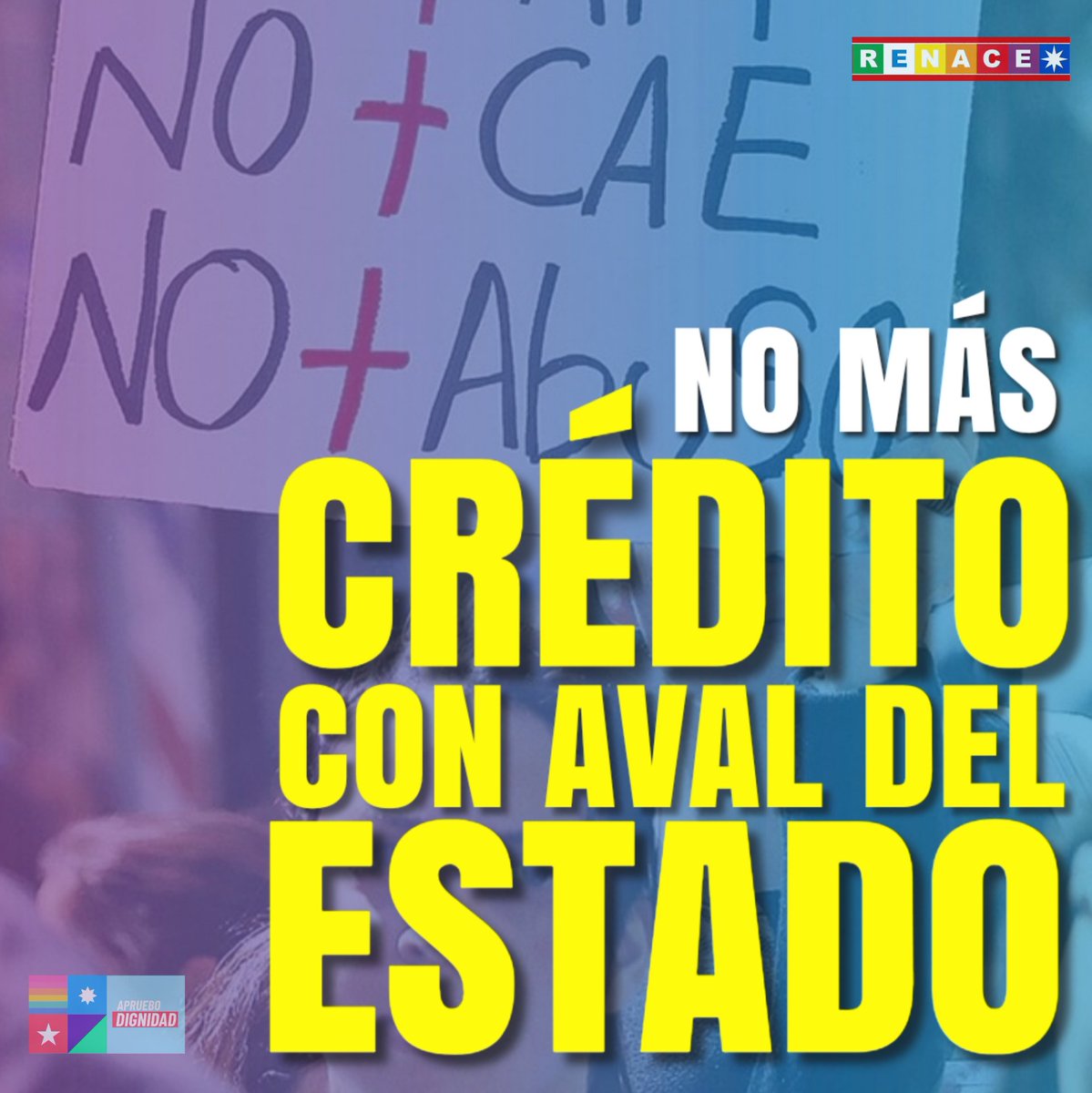 renace_oficial's tweet image. Miles de familias siguen pagando este crédito usurero💵. Cumplir el sueño de acceder a la Universidad no debe condenarnos a deudas eternas.
El compromiso de @ADignidadCL y el Presidente @gabrielboric🌳 es  claro: condonación del Crédito con Aval del Estado.

#NoMasCAE
#FinAlCAE