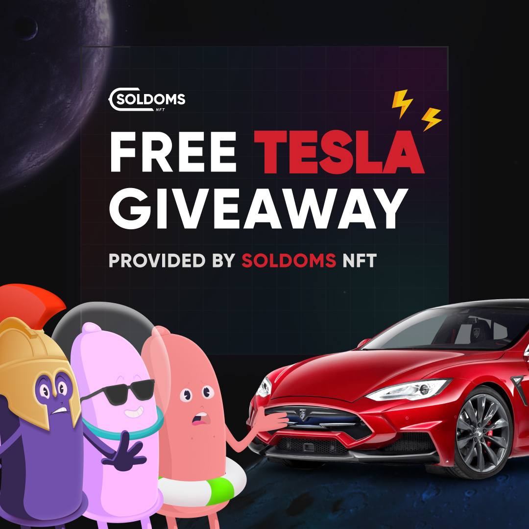 Drive your dream with Soldoms 😍

Why get Soldoms in your wallet?

✅ 9,999 unique latex soldom NFTs on Solana
✅ We donate $200,000 to (RED) 
✅ Win Tesla Model 3, Vespa Primavera, iPhone 13 in our giveaway 
✅ Dedicated BUYBACK WALLET and much more

discord.com/invite/RxepU8p…
