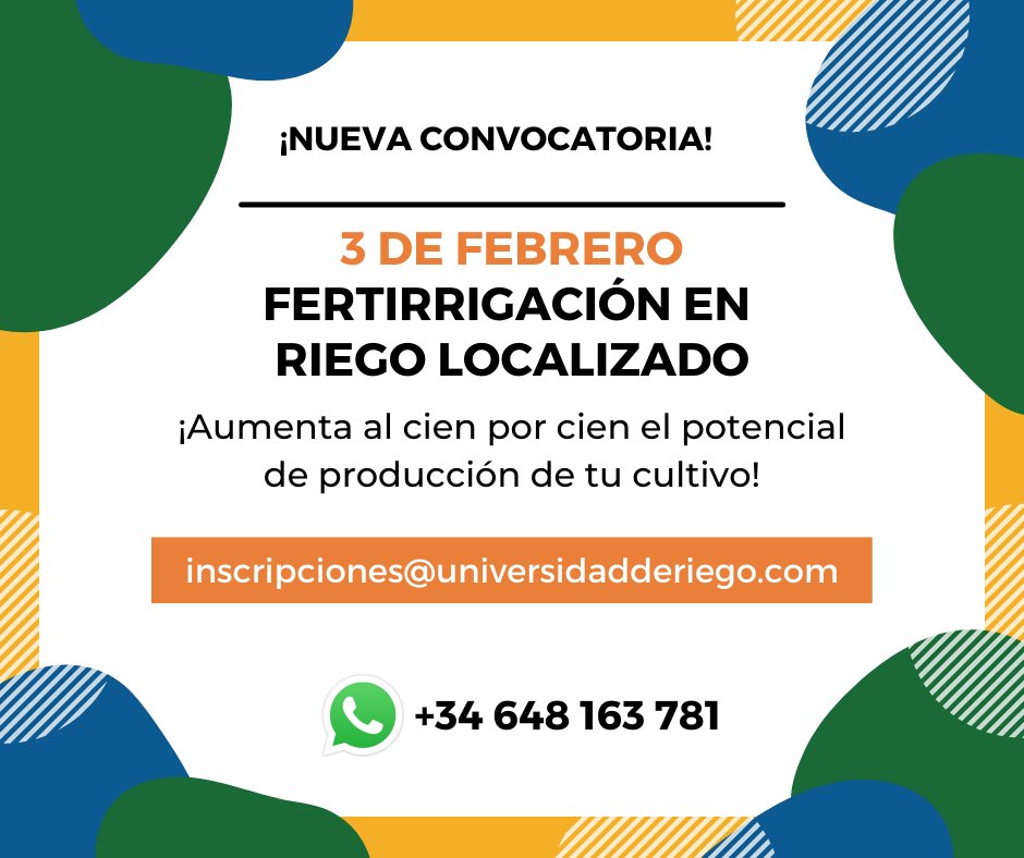 ¿Quieres conocer las posibilidades del riego localizado para la aplicación de abonos? Aumenta al cien por cien el potencial de producción de tu cultivo a través de elementos de manejo sencillo y económico. 

my.mtr.cool/rjnijucbco