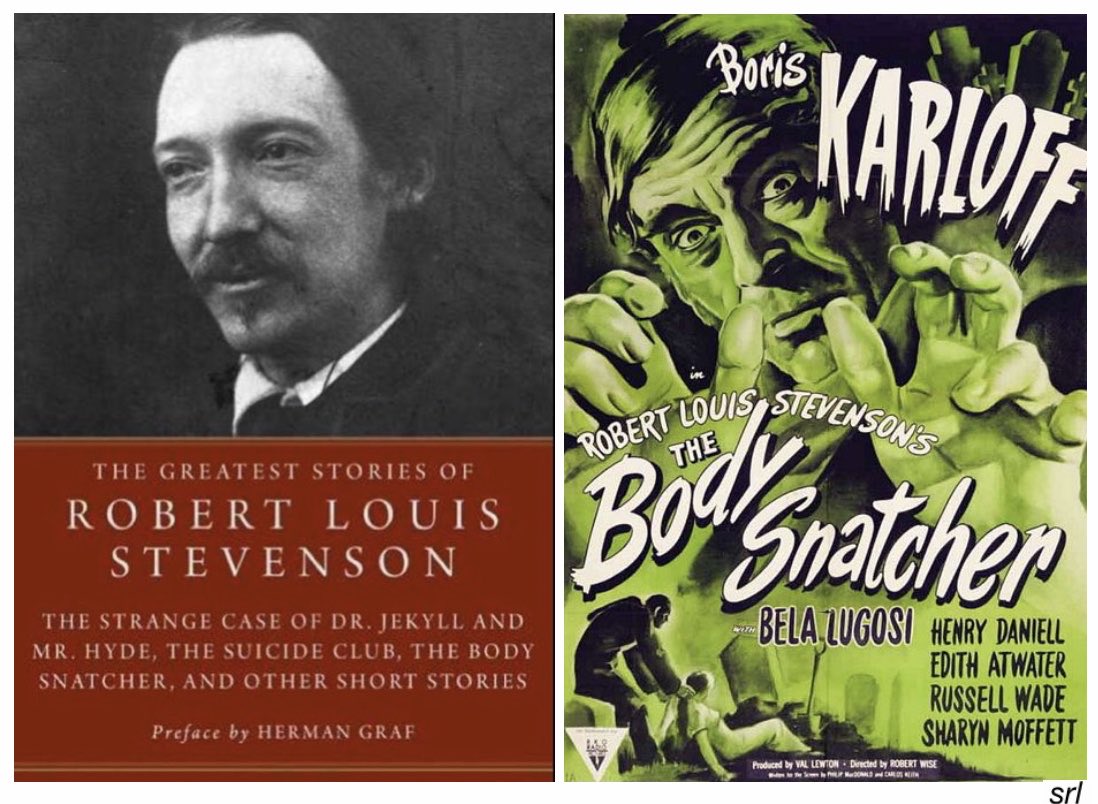 SaveRedlandLibr's tweet photo. 12:25pm TODAY on #GreatMoviesClassic

The 1945 #Horror film🎥 “The Body Snatcher” directed by #RobertWise from a screenplay by Philip MacDonald &amp; Val Lewton and based on #RobertLouisStevenson’s 1884 short story📖 

🌟#BorisKarloff #BelaLugosi #HenryDaniell #EdithAtwater https://t.co/I3qHHSeziJ