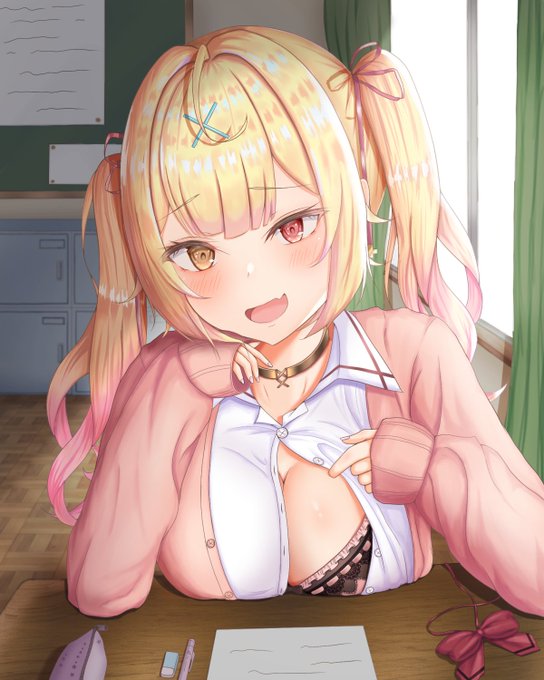 前の席のオタクくんをからかうhskw 