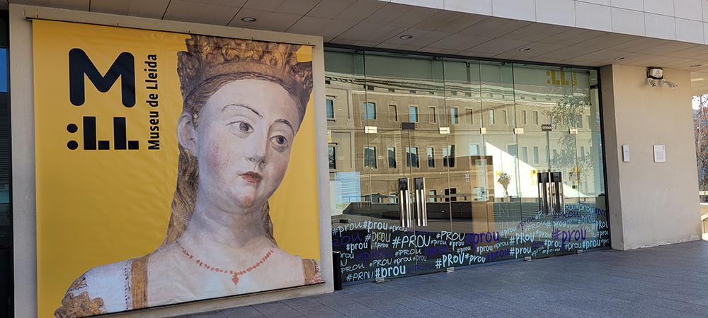 A partir d'avui, la Mare de Déu de les Avellanes us donarà la benvinguda al museu 😊