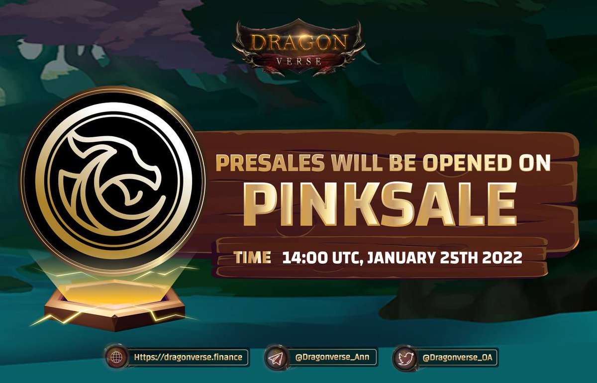 DRAGONVERSE_OA's tweet photo. 📣DRAGON VERSE SOUL ($DRS) IDO EVENT 

Dragon Verse Soul ($DRS) is the new token applied in Dragon Verse's Game Ecosystem. $DRS mission is to fulfil and support the main utility token $DRV on all aspects, thus growing both tokens better in the future. #GameFi #NFT #P2E #Staking https://t.co/lD7mxpw6Yu