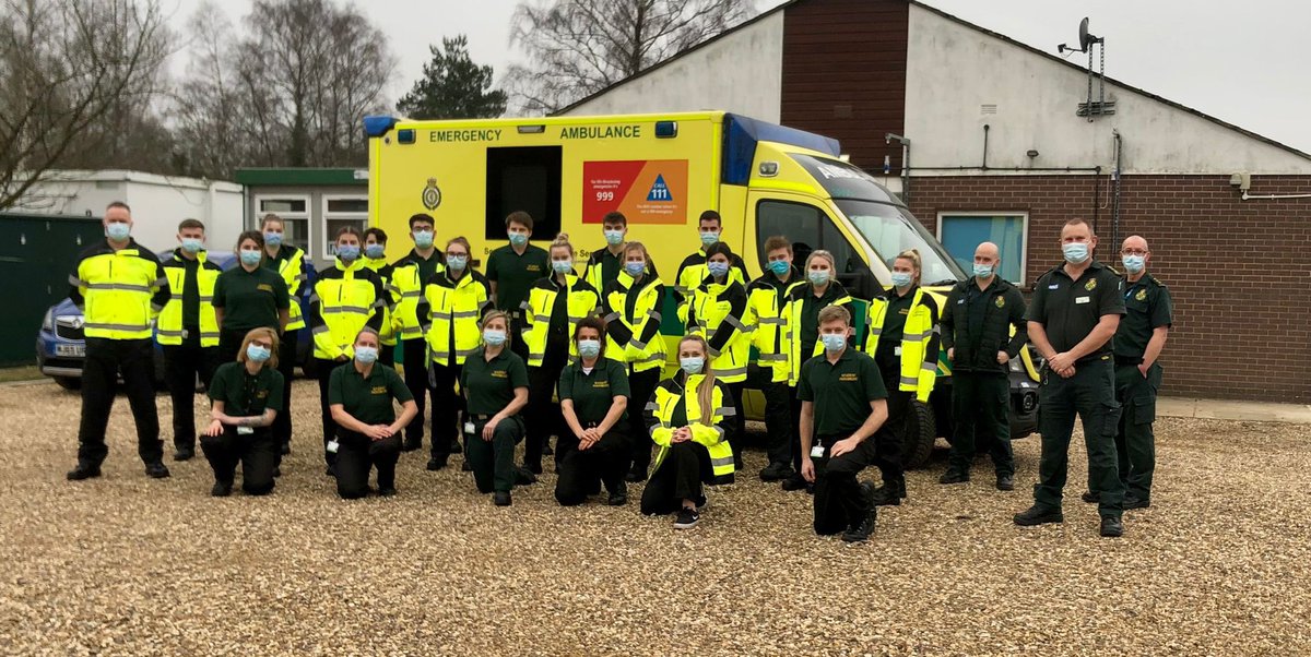 BU students today having their station and vehicle inductions with the LDO team at St Leonard’s. We can’t wait to see you on placement soon.