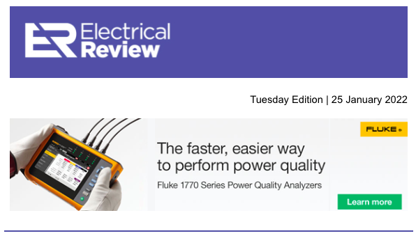 elecreviewmag's tweet photo. In today's newsletter, we analye UK Power Networks latest partnership with @ECALive, and how the the new @FlukeCorp 1770 series Power Quality Analyzer/trouble shooter ensures perfect setup every time: https://t.co/IEzQKddHEs
#Megger #Vertiv #RISE #CornwallInsight https://t.co/C9DDNcFAXx