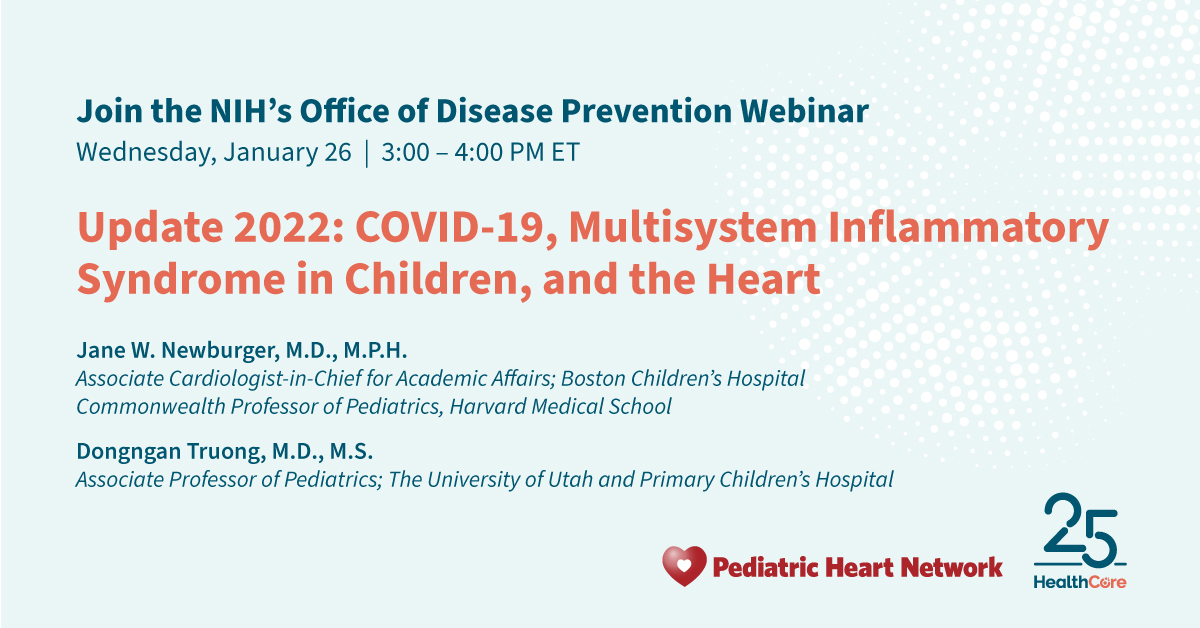 Pediatric cardiologists to discuss the latest advances from MUSIC, a nationwide study funded by <a href="/nih_nhlbi/">NIH NHLBI</a> &amp; coordinated by HealthCore &amp; <a href="/PHNresearch/">Pediatric Heart Network</a> that seeks to help understand &amp; combat the pediatric public health emergency arising from #COVID19. Join: ow.ly/ka5u50HBSwG