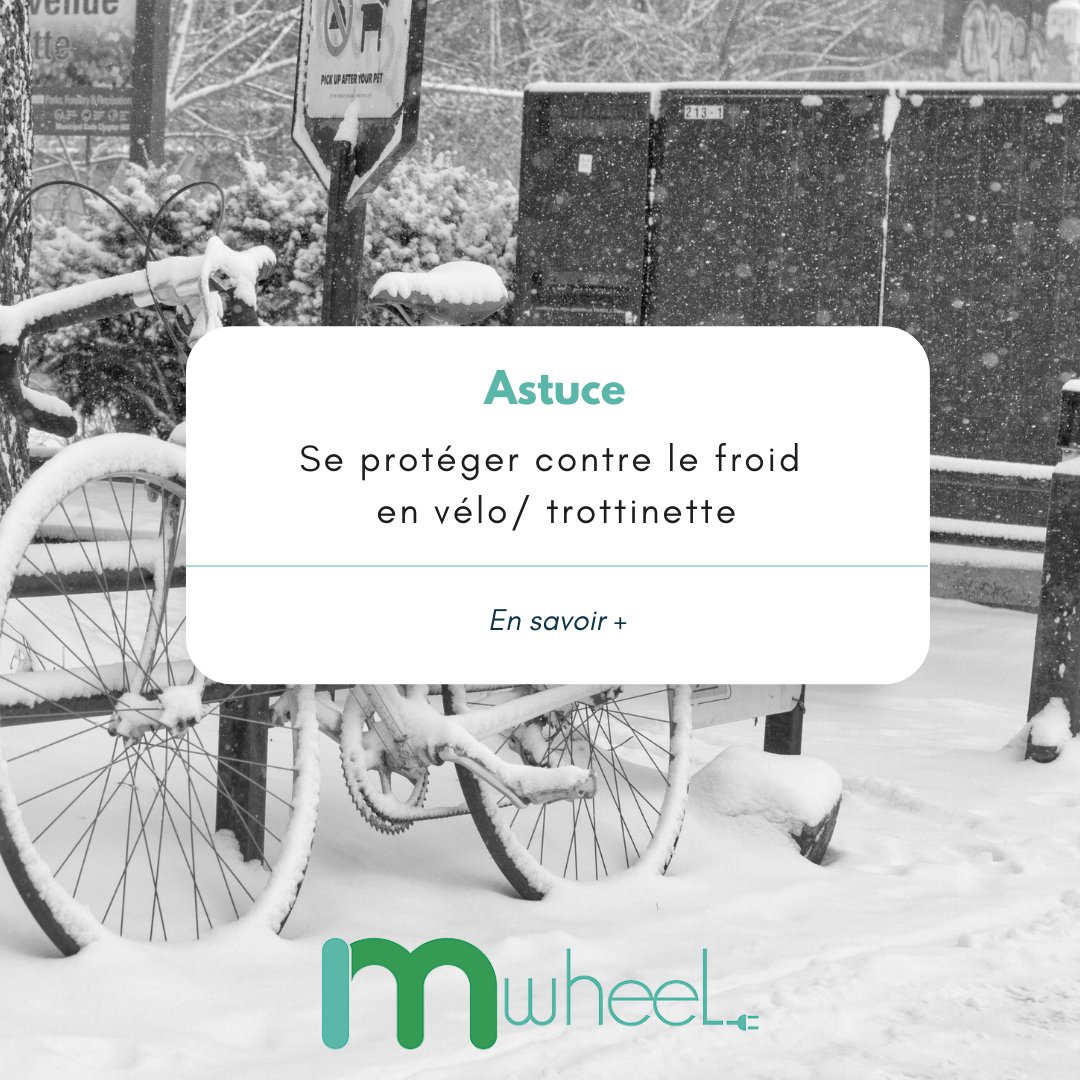 Comme vous avez pu le remarquer, le froid hivernal s’est bien installé ! ❄️
Voici donc quelques astuces pour rouler dans le froid en vous protégeant, ainsi que votre matériel 🥶🧤

1/4 🛴
#prevention #hiver #winteriscoming #micromobilité #Vtrott #Innovation #mobilitéresponsable
