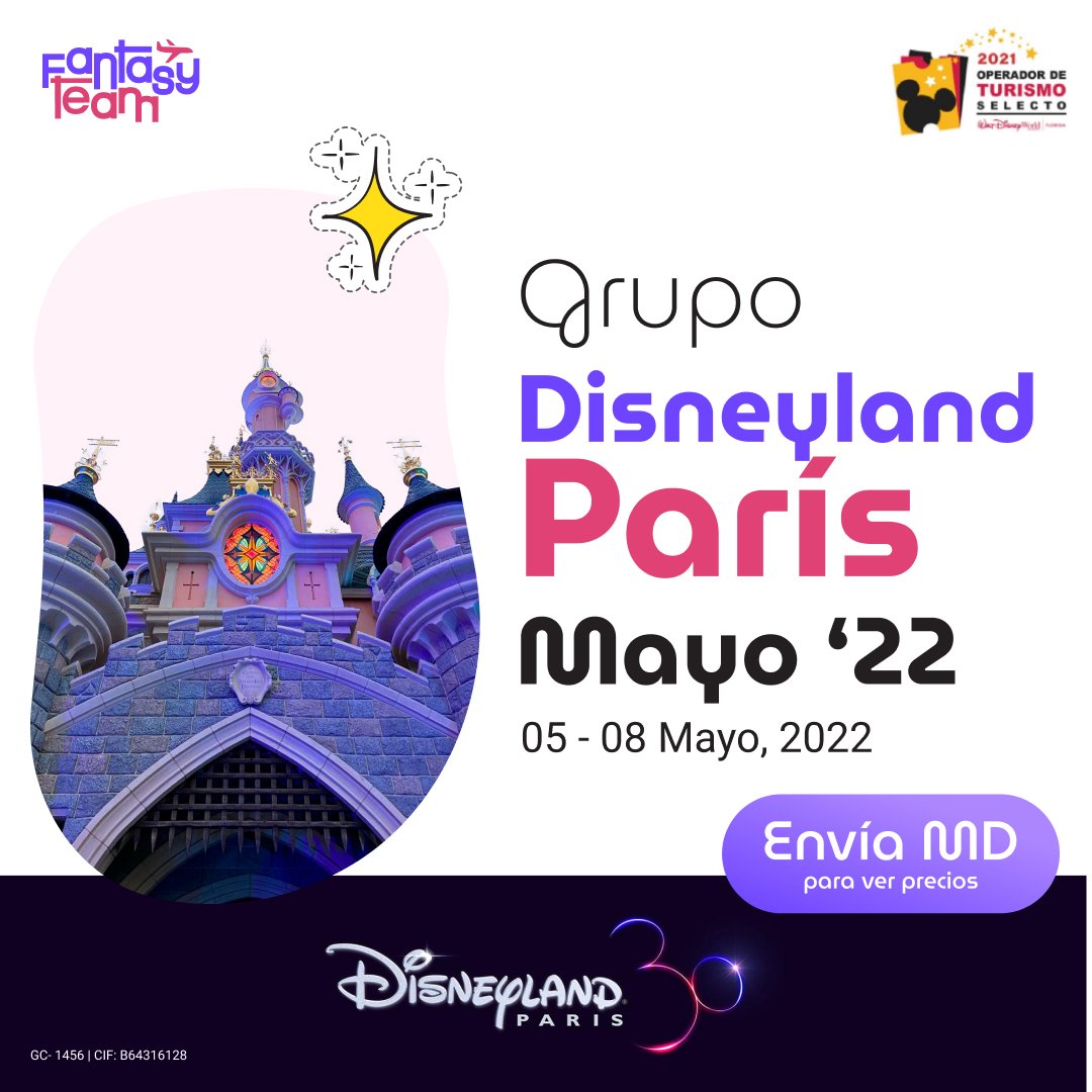 viafantasyteam's tweet photo. ¡Qué espectáculo! Os recordamos que si queréis acompañarnos a Disneyland París este año, eches un vistazo a nuestro próximo grupo de mayo 😍 https://t.co/QfkM9wQLTE