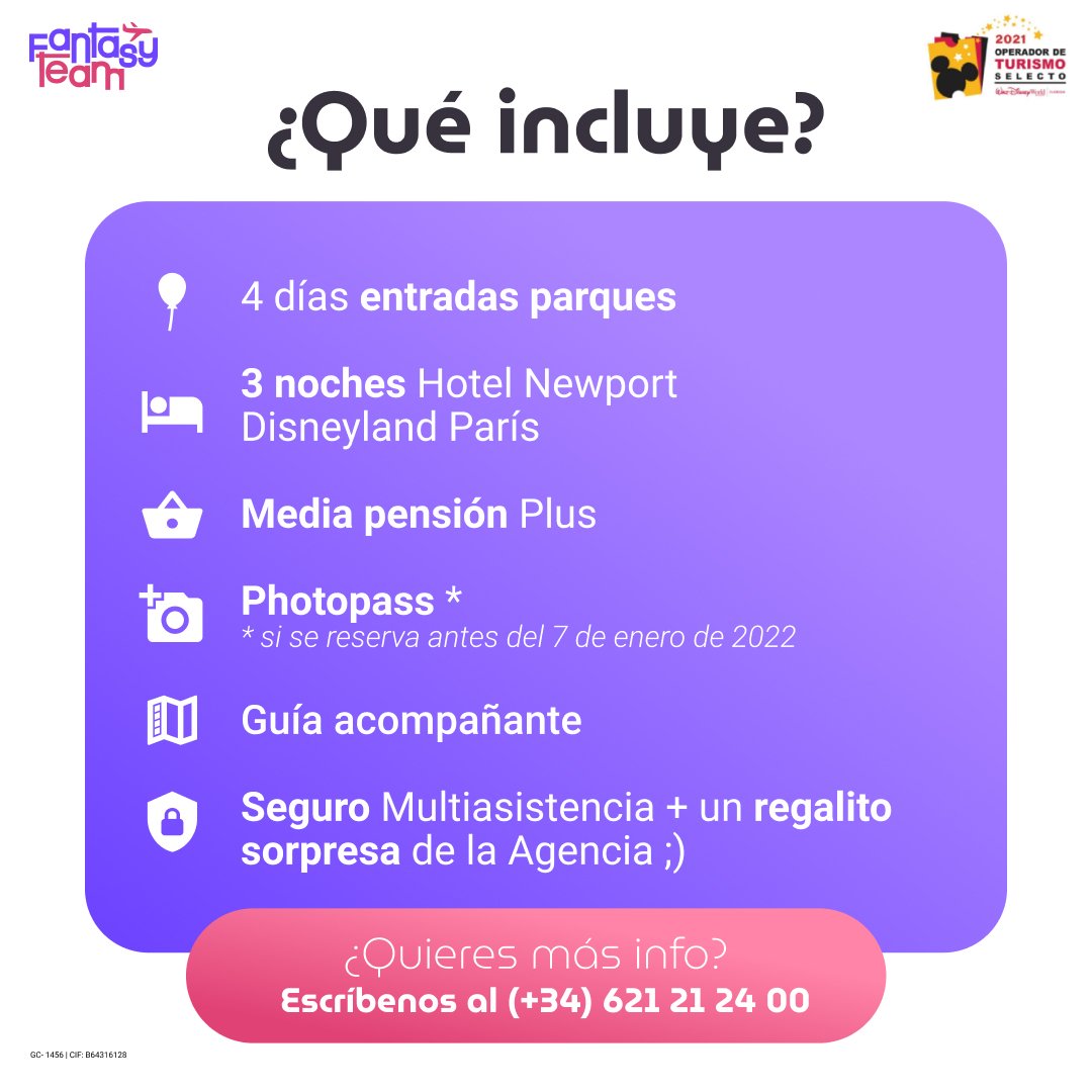 viafantasyteam's tweet photo. ¡Qué espectáculo! Os recordamos que si queréis acompañarnos a Disneyland París este año, eches un vistazo a nuestro próximo grupo de mayo 😍 https://t.co/QfkM9wQLTE