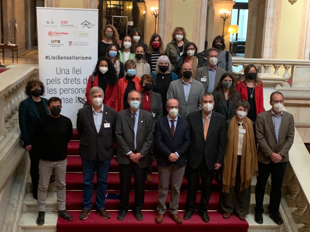 santegidio_ES's tweet photo. Hoy presentamos en el @parlamentcat una propuestaDeLey para hacer frente al fenómeno de los sintecho de manera urgente @CentreAssis @CaritasCataluny @santegidio_ES @SJD_SS_Bcn @ArrelsFundacio. Un avance que será compromiso político para los derechos de muchos #lleisensellarisme https://t.co/9X8mL9fjMW