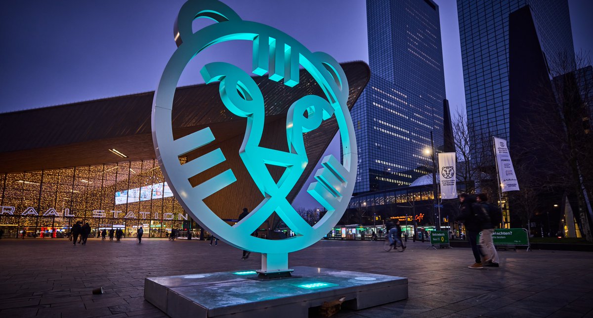 IFFR's tweet image. Tiger&apos;s all lit up and ready for the festival, kicking off online tomorrow. Are you ready? 🤩 #IFFR2022 #onlineprogramme