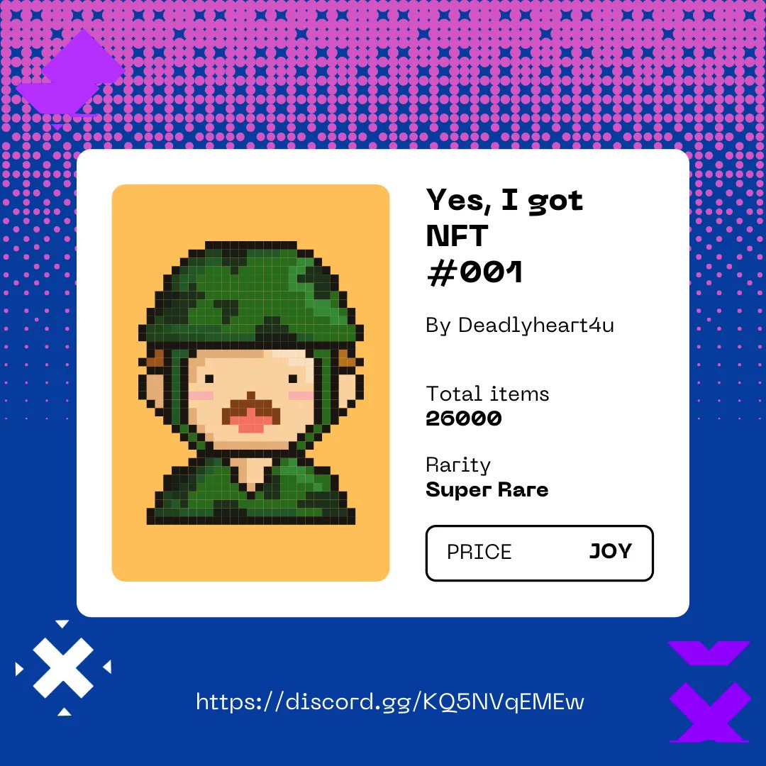 Get Free NFT from US
Join our discord and get it -> Join us on Discord - buff.ly/3GSx8CY
#nfts #nft #nftart #nftcommunity #nftcollector #nftartist #cryptoart #digitalart #art #crypto #ethereum #blockchain #opensea #nftcollectors #bitcoin #cryptocurrency #nftdrop