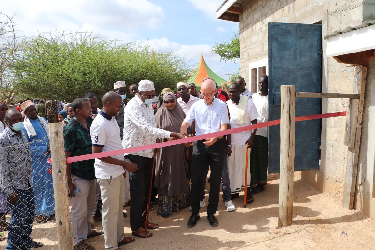 A #barkad to harvest rain water in #Bangale dug by hand by local community for 500 000 l of water. Pic 2 from opening of one, providing clean water to 1000s of people. Local ownership key for operations &amp; maintenance, in partnership with <a href="/misjonssamband/">Misjonssambandet</a>.    <a href="/minwater_kenya/">MIN Water&Irrigation</a>