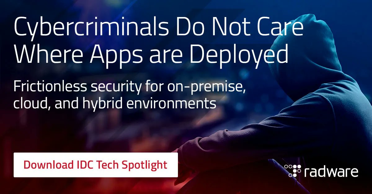 RadwareFR's tweet image. 🛑 Sécurisez votre environnement cloud avec une protection des applications intelligente et adaptative. 
➡️ Apprenez comment auprès d&apos;IDC : buff.ly/3Evu9yh #frictionlesssecurity #applicationsecurity