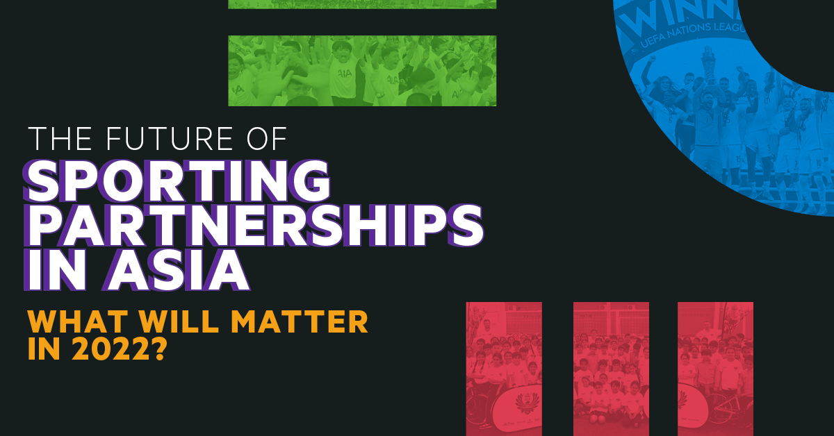 Developed by our team in Hong Kong, The Future of Sporting Partnerships in Asia analyses the topics that matter most across the region in 2022.

💚 Sustainable Partnerships
💱 Crypto Brands
⛹️‍♀️ Women’s Sport
✊ Athlete Activism

Download your copy here: bit.ly/3qWD2NU