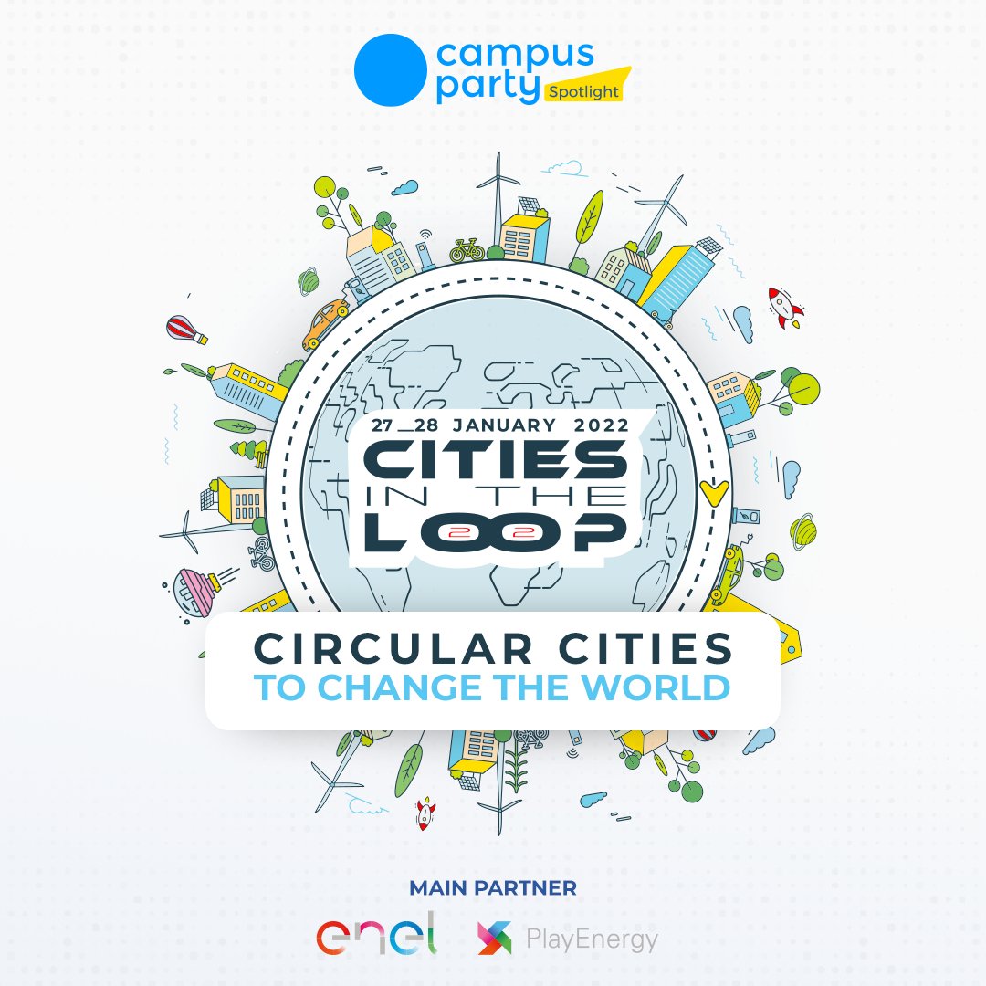 Circular economy for a more resilient future. #PlayEnergy 2021 united 7,300 young people around the world to participate in innovative challenges. Watch @CampusParty Spotlight live and see who wins 🏆 spotlight2022.campus-party.org
