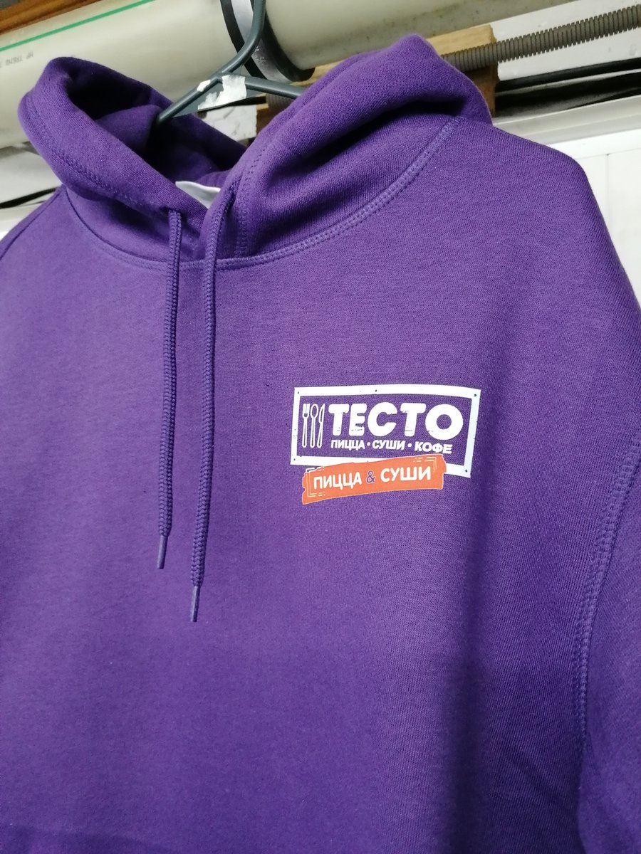 Толстовки прямая печать (DTF) #печать #реклама printvision.ru
