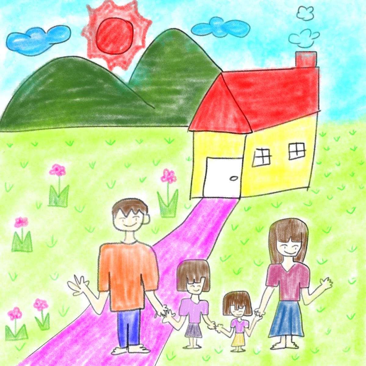 khun_purn's tweet photo. My family consists of my father, mother, sister and me.  #nft #NFTTHAILAND #NFTMarketplace  #NFTProject #NFTthai #NFTCommmunity #NFTJapan #NFTJPN #NFTs #NFTartists https://t.co/nzBq8gJRrW