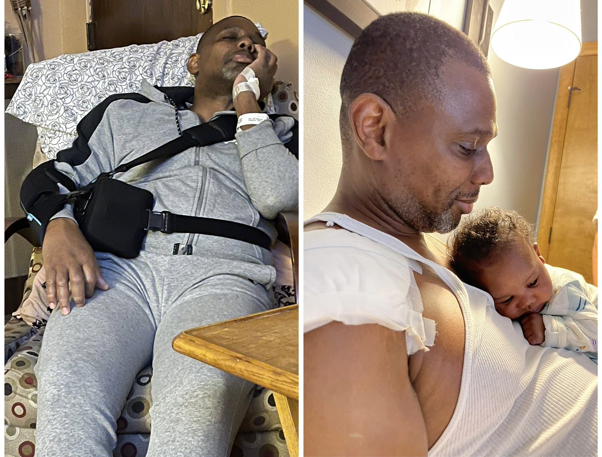 NaturalGurl82's tweet photo. @BobKellyFOX29 Feel Better! My husband had the same surgery last month. Didn’t stop him from holding our granddaughter, Skylar😊! https://t.co/Lsen3iKokM